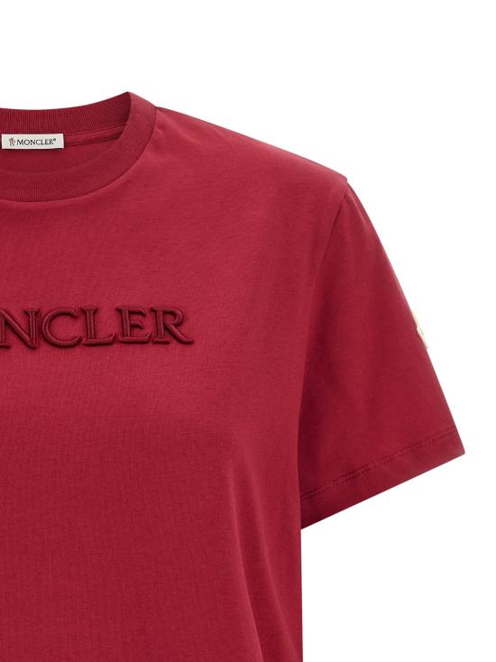26SS 몽클레어 폴로 티셔츠 MO328128BM RED - MONCLER