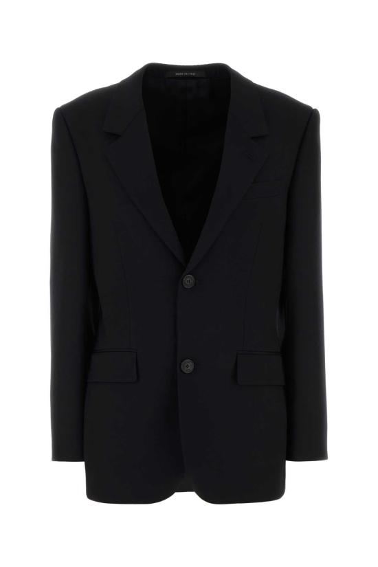 25FW 발렌시아가 스탠다드 테일러드 자켓 850772TPT07 1038 BLACK