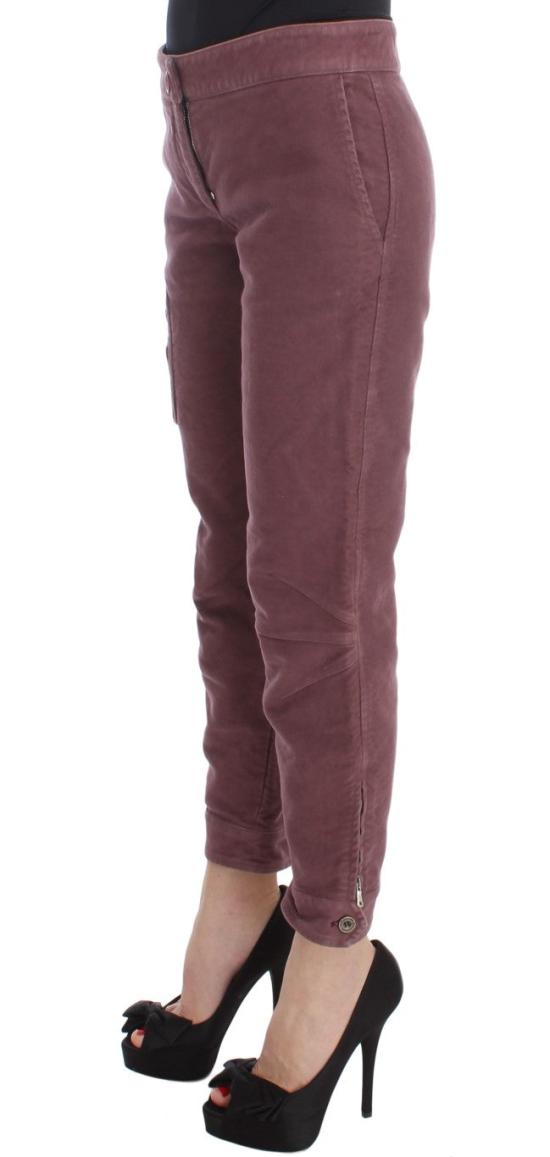  에르마노 설비노 스트레이트 팬츠 SIG30407 BURGUNDY - ERMANNO SCERVINO