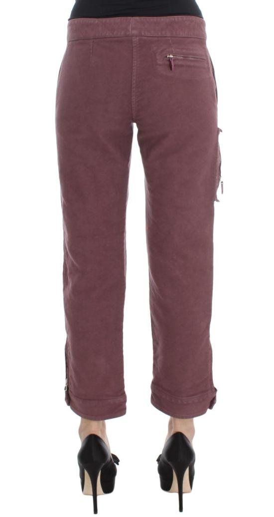  에르마노 설비노 스트레이트 팬츠 SIG30407 BURGUNDY - ERMANNO SCERVINO