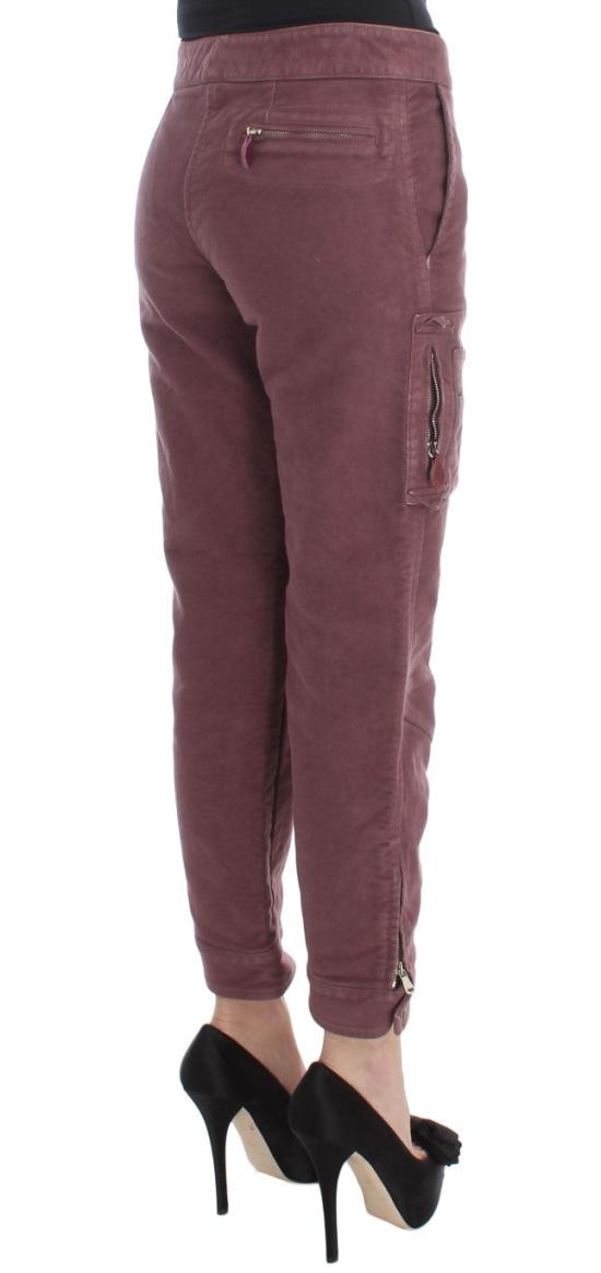  에르마노 설비노 스트레이트 팬츠 SIG30407 BURGUNDY - ERMANNO SCERVINO
