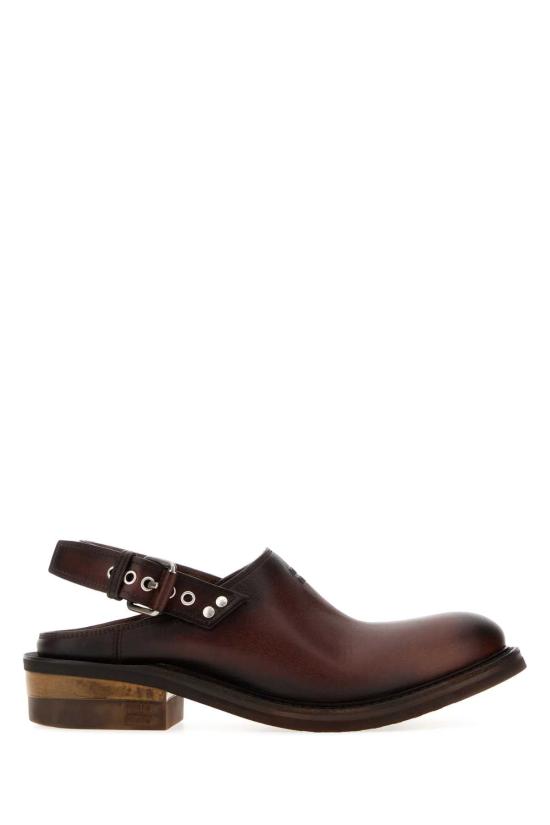 26SS 미우미우 풀 가죽 뮬 5R667EFA0455OD F0201 BROWN
