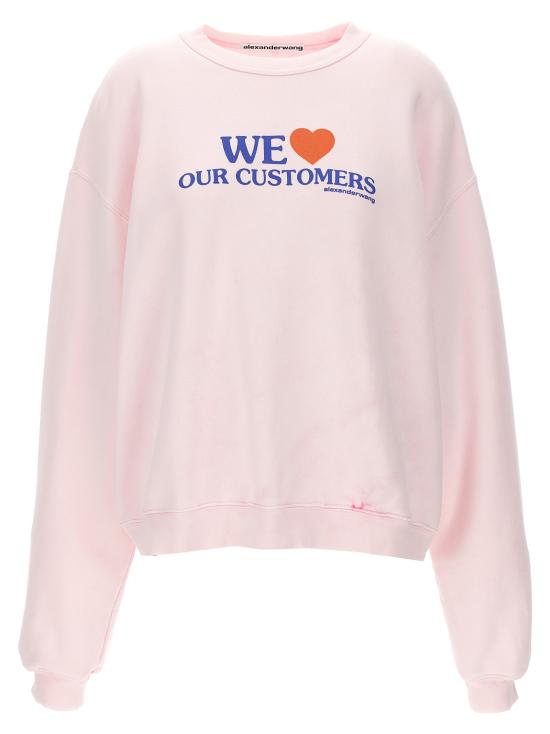  알렉산더 왕 긴팔 티셔츠 AL285118BM PINK