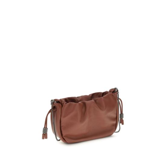 26SS 브루넬로 쿠치넬리 숄더백 BRMBGPD2667C4182BB BROWN - BRUNELLO CUCINELLI