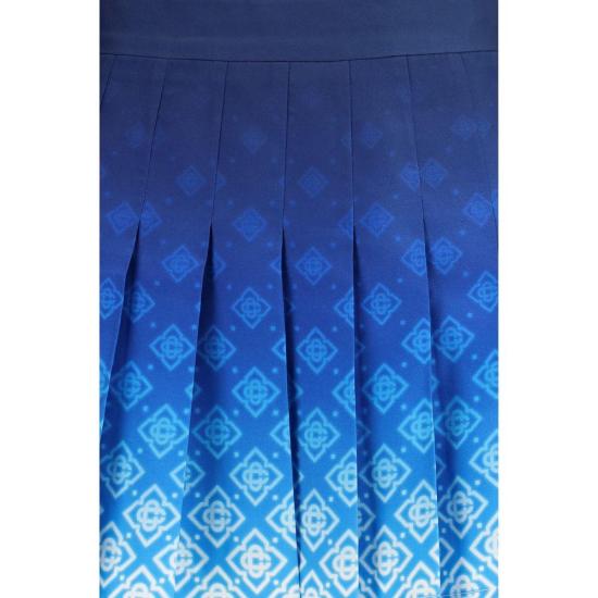 26SS 카사블랑카 스커트 CAWSP26SK03201ORCHIDMONOBB BLUE - CASABLANCA