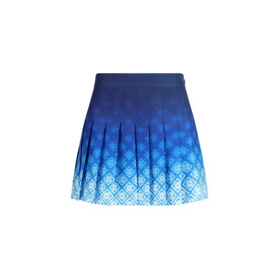 26SS 카사블랑카 스커트 CAWSP26SK03201ORCHIDMONOBB BLUE