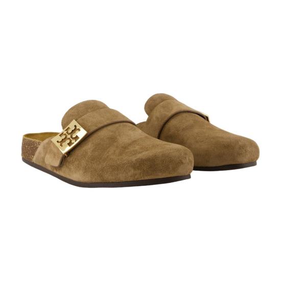 25FW 토리버치 뮬/슬리퍼 CONFIG TORS24003 BROWN - TORY BURCH