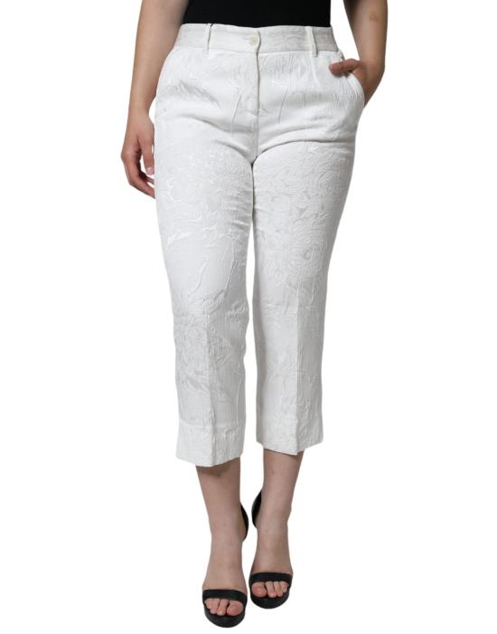  돌체앤가바나 스트레이트 팬츠 PAN75575 WHITE - DOLCE & GABBANA