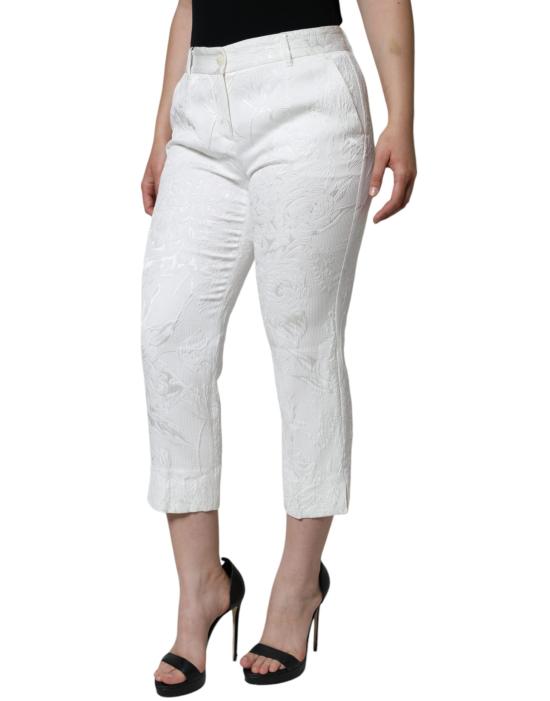  돌체앤가바나 스트레이트 팬츠 PAN75575 WHITE - DOLCE & GABBANA