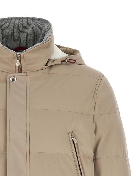 26FW 브루넬로 쿠치넬리 패딩 BR337510BM BEIGE - BRUNELLO CUCINELLI