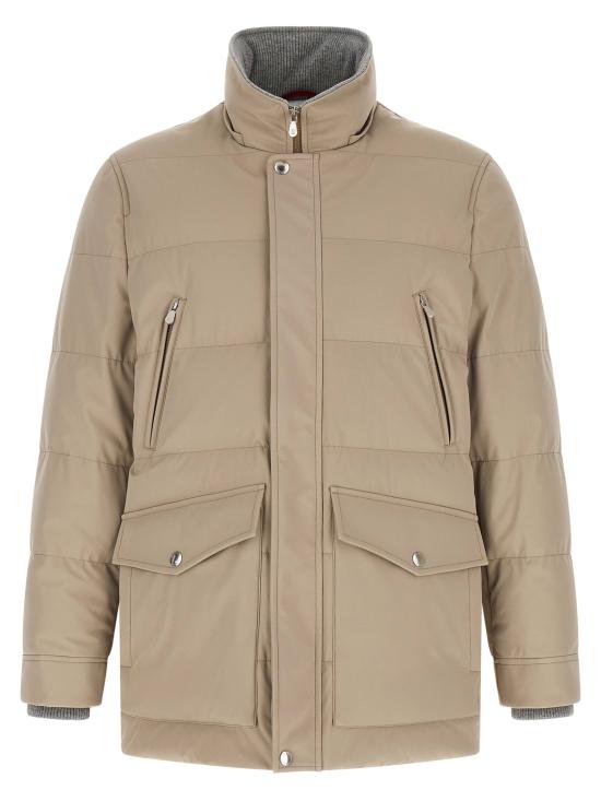 26FW 브루넬로 쿠치넬리 패딩 BR337510BM BEIGE - BRUNELLO CUCINELLI
