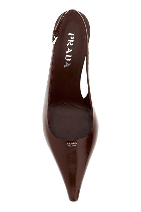 26FW 프라다 힐/펌프스 1I673OF075055 F0038 BROWN - PRADA
