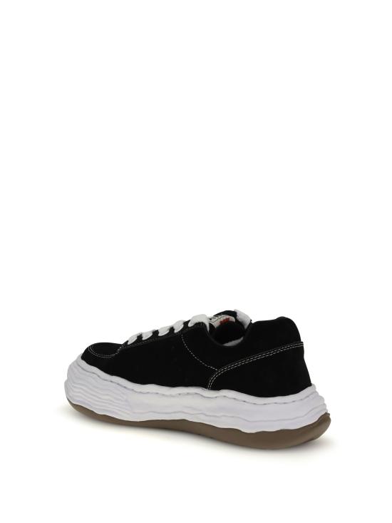 26SS 메종 미하라 야스히로 올리버 OG 솔 스웨이드 로우탑 스니커즈 A15FW702 BLACK - MAISON MIHARA YASUHIRO