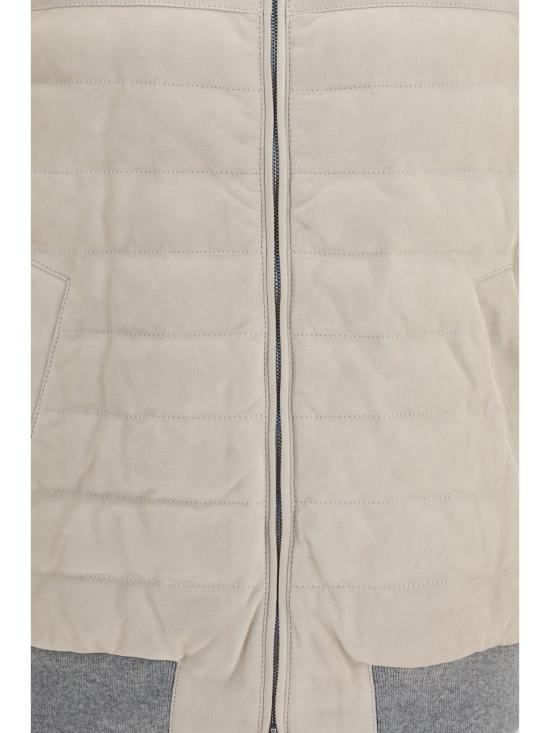 26FW 브루넬로 쿠치넬리 베스트 MPCLF2098 CYX41 WHITE - BRUNELLO CUCINELLI