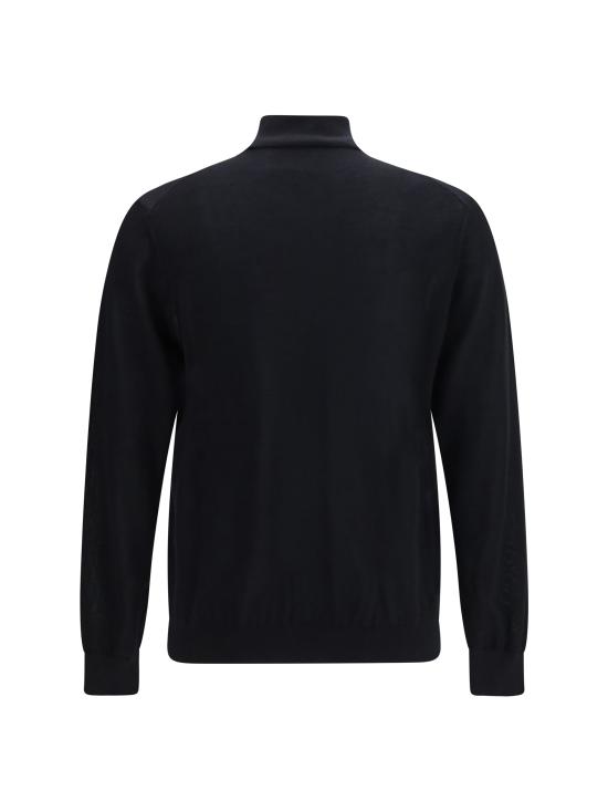 26FW 조르지오 아르마니 스웨터 GM003830AF27884 UC003 BLACK - GIORGIO ARMANI