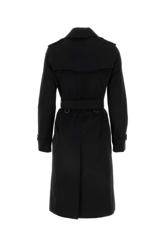  버버리 롱 켄싱턴 헤리티지 트렌치코트 8079412 A1189 BLACK - BURBERRY