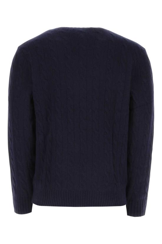  폴로 랄프로렌 케이블 니트 스웨터 710876762 002 NAVY - POLO RALPH LAUREN