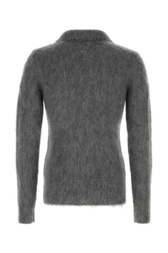 25FW 구찌 브러시드 울 모헤어 가디건 849729XKE70 4139 GRAY - GUCCI