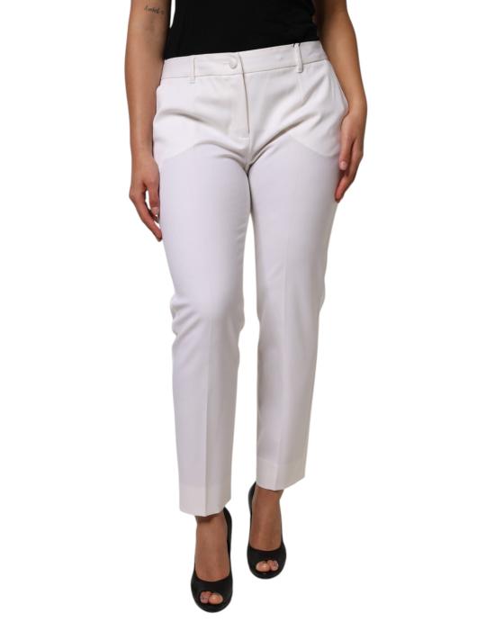  돌체앤가바나 스트레이트 팬츠 PAN76554 WHITE - DOLCE & GABBANA