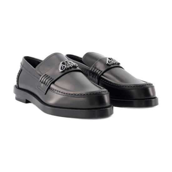  알렉산더 맥퀸 플랫 슈즈 CONFIG AMQS21018 BLACK - ALEXANDER MCQUEEN