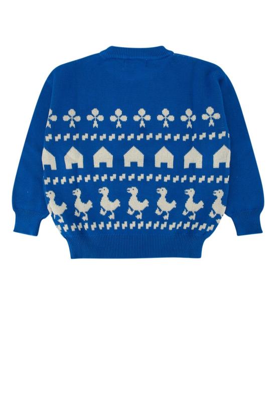  보보쇼즈 긴팔 티셔츠 B225AC108 BLUE - BOBO CHOSES