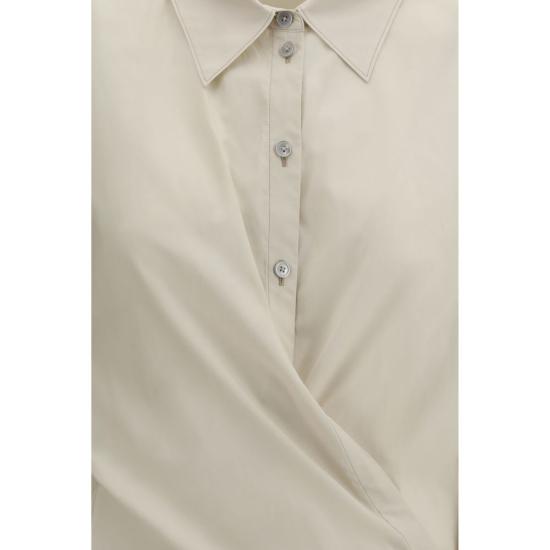 26FW 르메르 셔츠 LESH1141LF1500WH048BB BEIGE - LEMAIRE