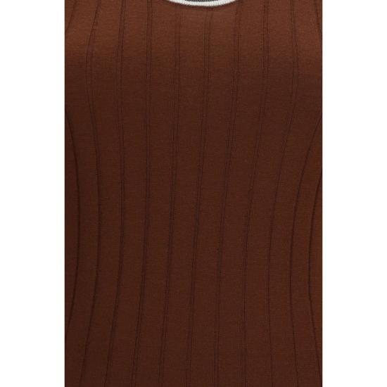 26SS 브루넬로 쿠치넬리 민소매 티셔츠 BRM14817210CSB21BB BORDEAUX - BRUNELLO CUCINELLI