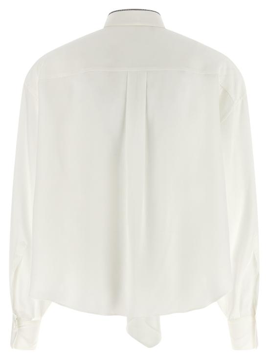 26FW 브루넬로 쿠치넬리 블라우스 BR335434BM WHITE - BRUNELLO CUCINELLI