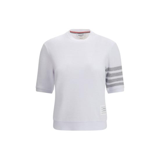 26SS 톰브라운 폴로 티셔츠 THFJS222AJ0248100BB WHITE