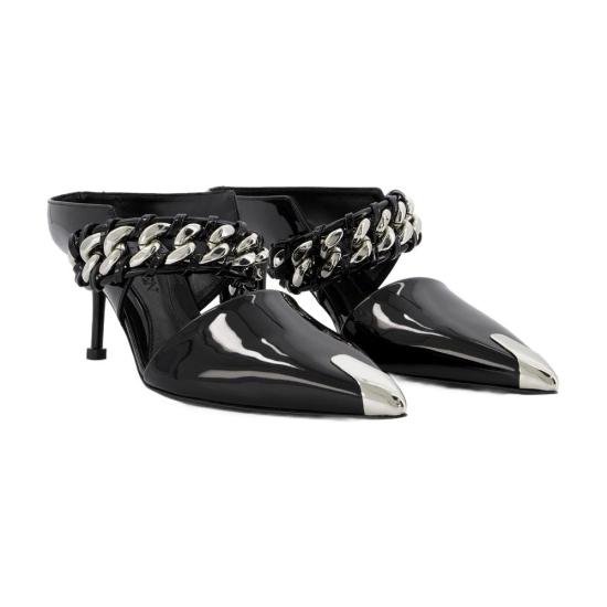  알렉산더 맥퀸 힐/펌프스 CONFIG AMQS18339370 BLACK - ALEXANDER MCQUEEN