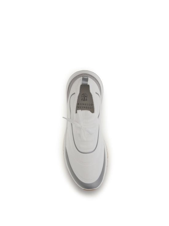 26SS 브루넬로 쿠치넬리 스니커즈 MZUAUFO340 CBM68 WHITE - BRUNELLO CUCINELLI