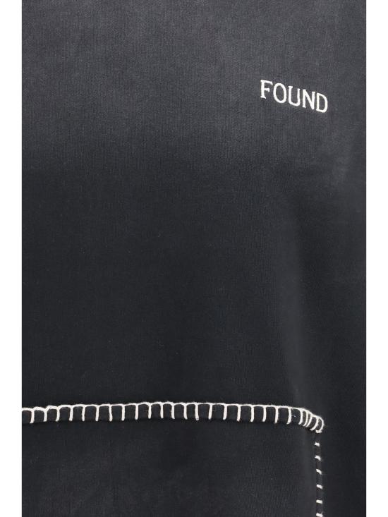 26FW 파운드 탑 FOPF26HO01012 0027 BLACK - FOUND