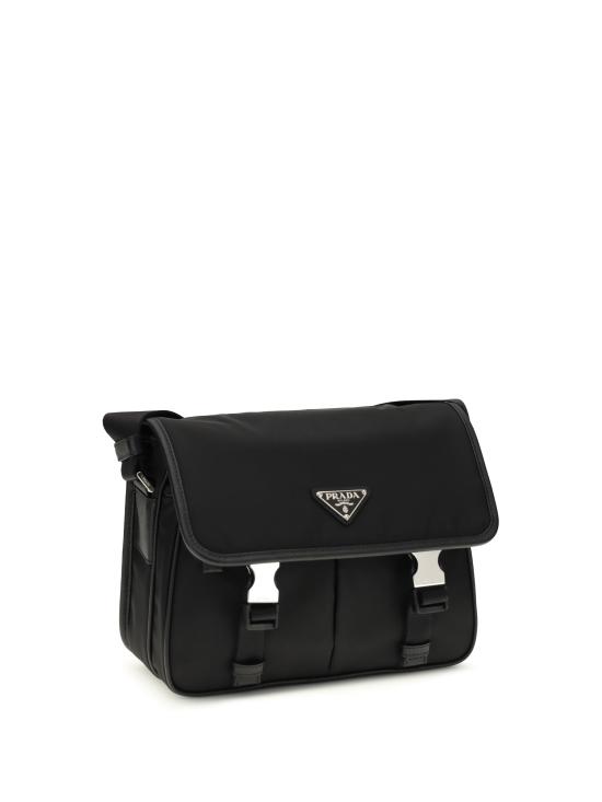 26FW 프라다 리나일론 사피아노 레더 숄더백 2VD769VXLO2DMH F0002 BLACK - PRADA