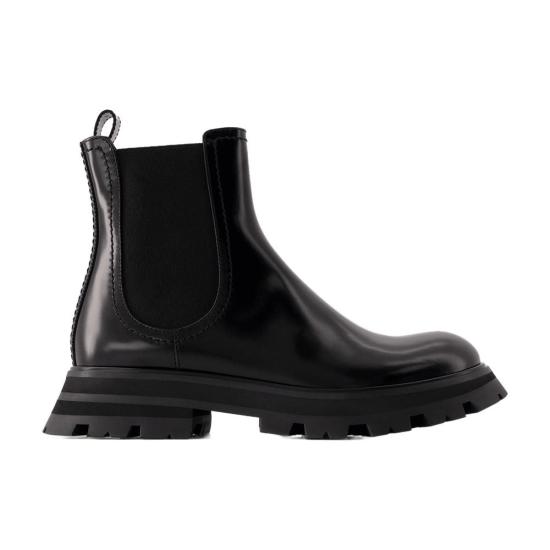  알렉산더 맥퀸 부츠 CONFIG AMQS20006370 BLACK - ALEXANDER MCQUEEN