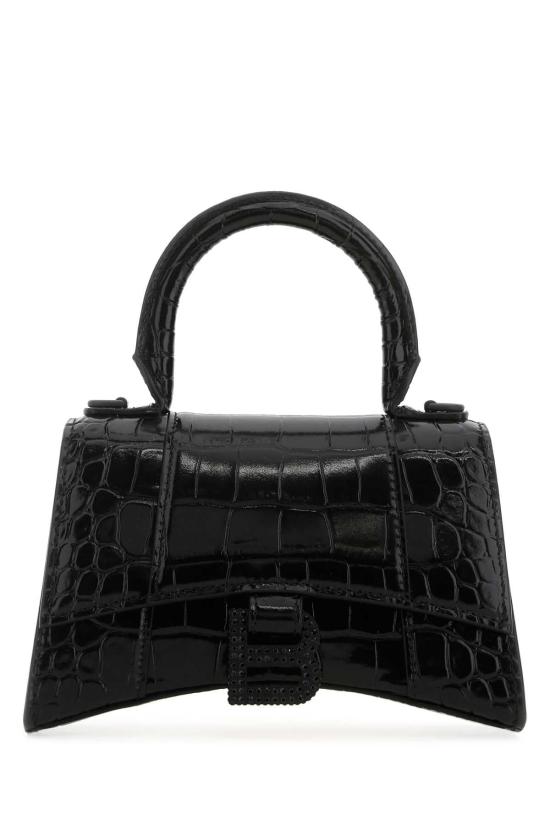  발렌시아가 아워글래스 XS 핸드백 5928332UDF7 1000 BLACK