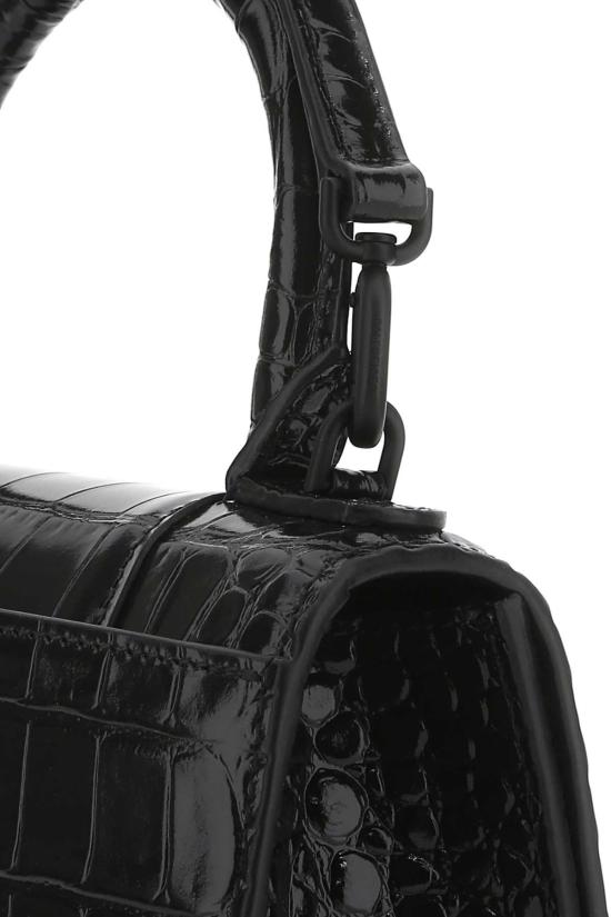  발렌시아가 아워글래스 XS 핸드백 5928332UDF7 1000 BLACK - BALENCIAGA