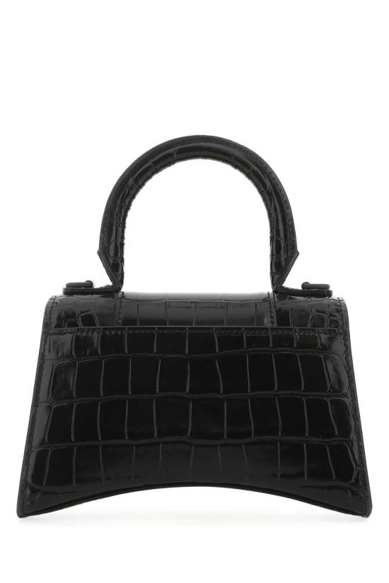  발렌시아가 아워글래스 XS 핸드백 5928332UDF7 1000 BLACK - BALENCIAGA