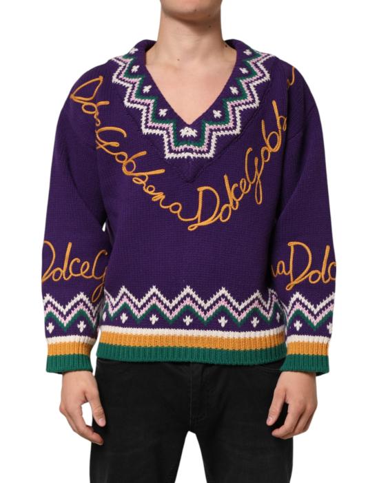  돌체앤가바나 스웨터 TSH90257 PURPLE - DOLCE & GABBANA