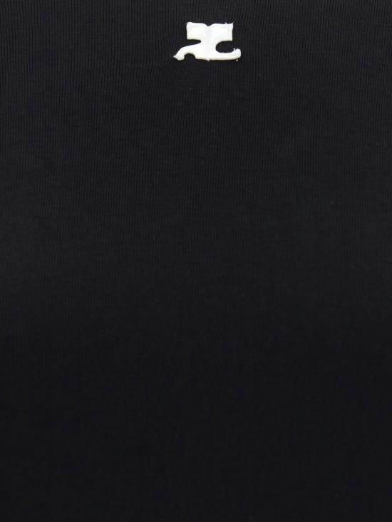 26FW 쿠레쥬 폴로 티셔츠 VESJTS017JS0070 9901 BLACK - COURREGES