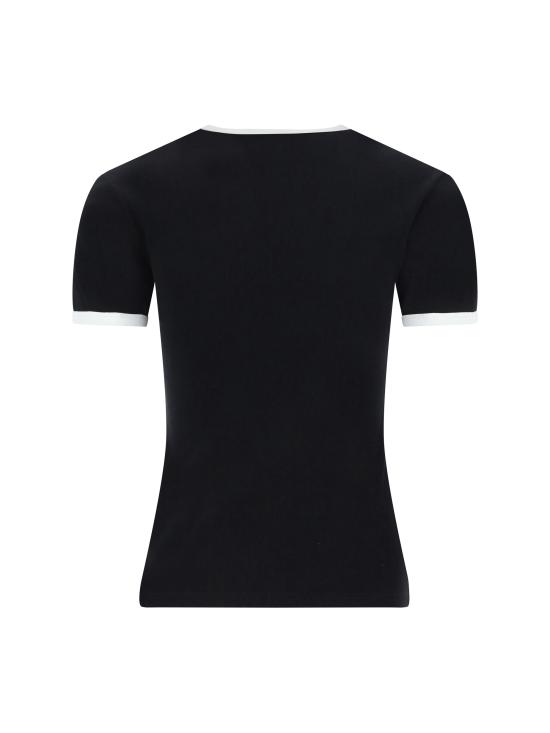 26FW 쿠레쥬 폴로 티셔츠 VESJTS017JS0070 9901 BLACK - COURREGES