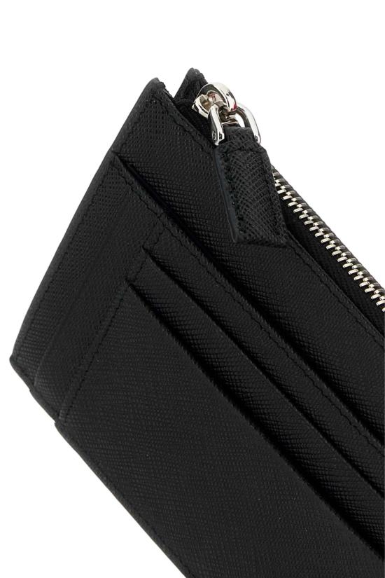  프라다 사피아노 레더 지퍼 카드 홀더 2MC067QHH F0002 BLACK - PRADA