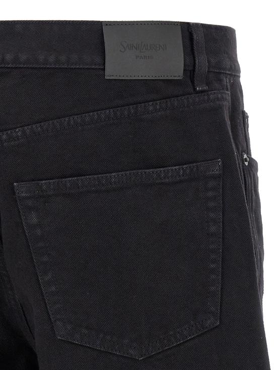 25FW 생로랑 데님 팬츠 SA306471BM BLACK - SAINT LAURENT