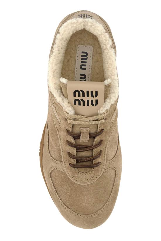  미우미우 스니커즈 5E428EFZF05Z0G F0F24 BEIGE - MIU MIU