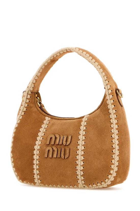 25FW 미우미우 완더 마테라쎄 나파 레더 호보 백 5BC125VOWR2IBG F0401 BEIGE - MIU MIU