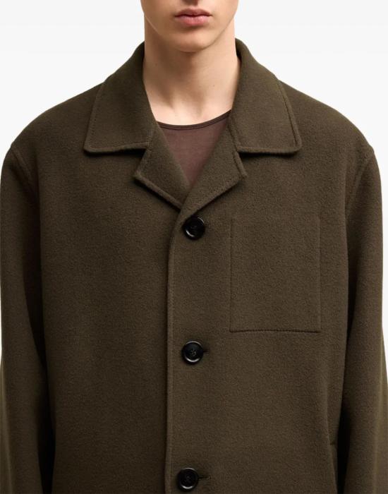 25FW 아미 코트 UCO004WV0022221 BROWN - AMI