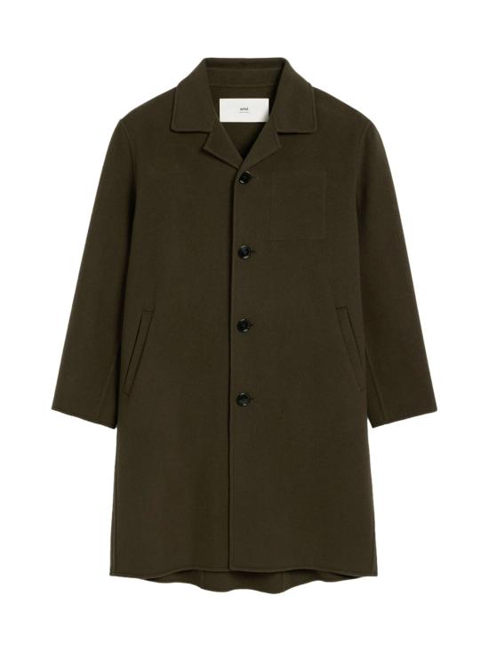 25FW 아미 코트 UCO004WV0022221 BROWN - AMI
