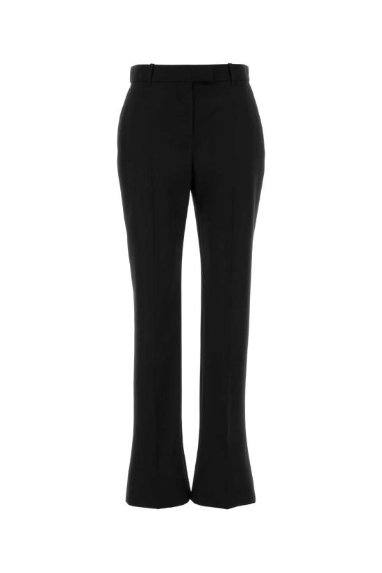 25FW 알렉산더 맥퀸 스트레이트 팬츠 843646QJAAC 1000 BLACK