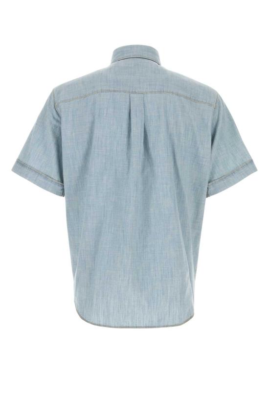  펜디 샴브레이 반소매 셔츠 FS1321AUWX F0LQ0 BLUE - FENDI