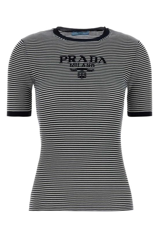 26SS 프라다 폴로 티셔츠 P24T1FSWMO19BV F022X BLACK
