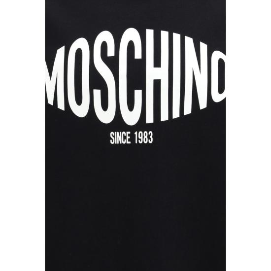  모스키노 긴팔 티셔츠 MO261ZZA171302281555BB BLACK - MOSCHINO